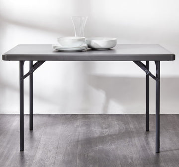 Zown Rectangle Plastic Folding Table - 4ft x 2ft (1220 x 600mm) - L120